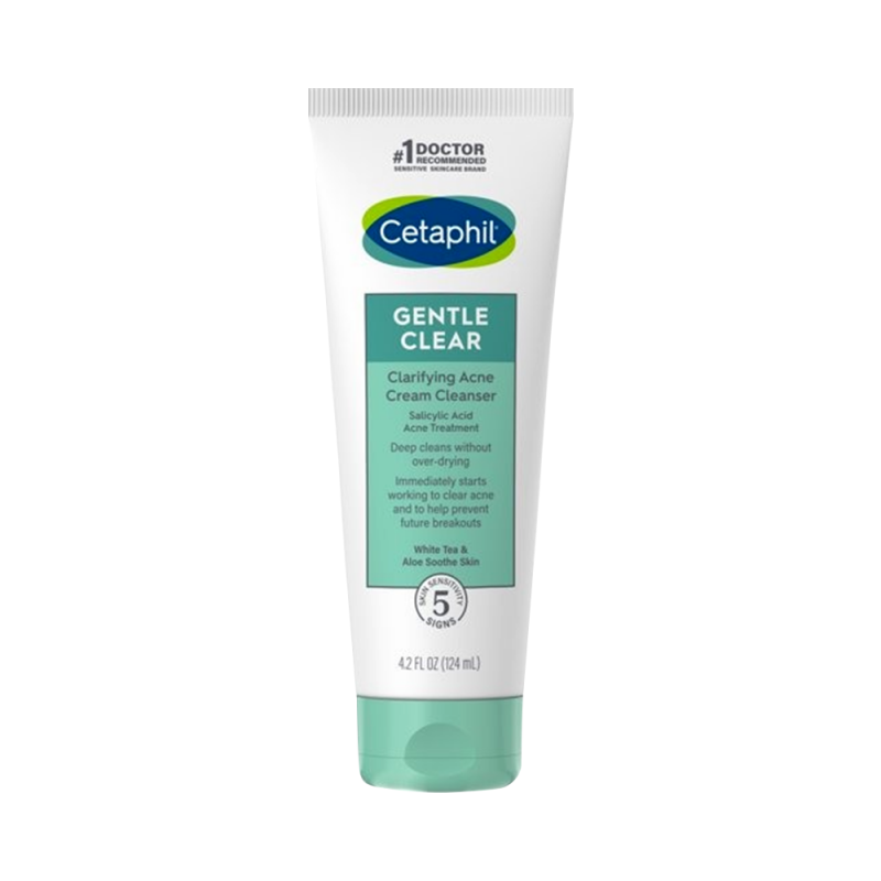 Cetaphil Acne Face Wash Gentle Clear Salicylic Acid Clarifying Acne