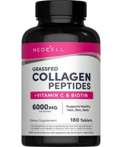 NeoCell Grassfed Collagen Peptides + C & Biotin 180 Ct