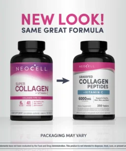 NeoCell Grassfed Collagen Peptides + Vitamin C 250 Ct