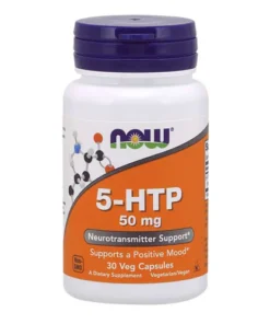 NOW 5-HTP 50 mg 30 Veg Capsules