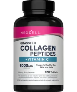 NeoCell Grassfed Collagen Peptides + C 6000mg, 120 Ct
