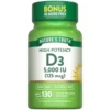 Vitamin D-3 5000IU 130 Softgels