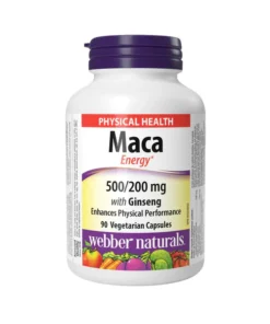 Webber Naturals Maca with Ginseng - 90 Capsules