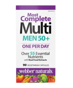 Webber Naturals Men's 50+ Most Complete Multi 90 Ct