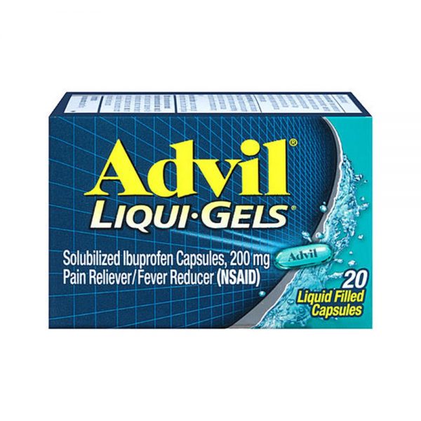 Advil Liquid Gels 20 Capsules online in Pakistan - vitaminsmenu.com