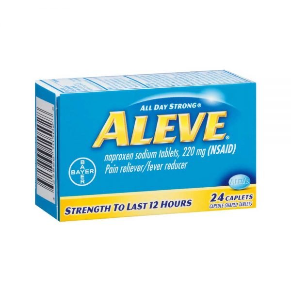 Aleve Pain Reliever/Fever Reducer 24 Caplets