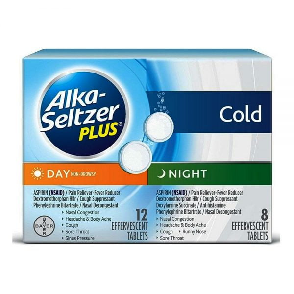 Alka-Seltzer Plus Cold for Day & Night 12+8 tablets