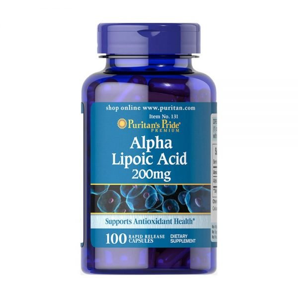 Alpha Lipoic Acid 200mg 100 Softgels