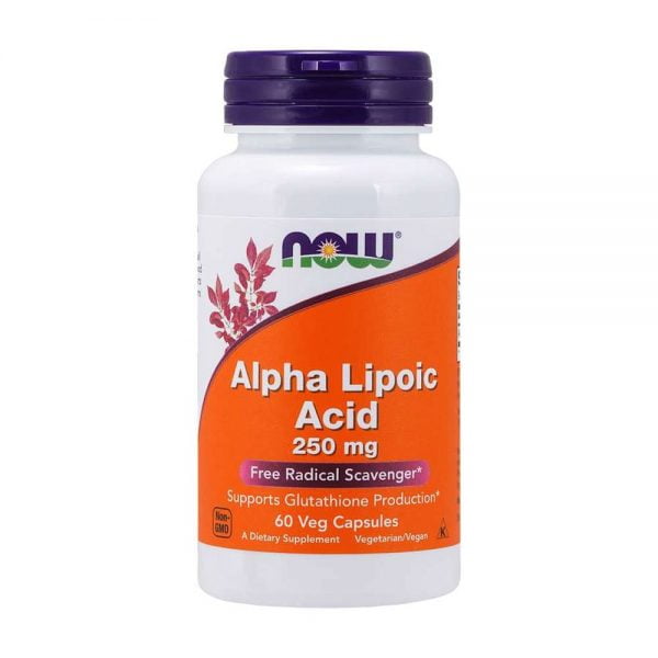 Alpha Lipoic Acid 250mg 60 veg capsules