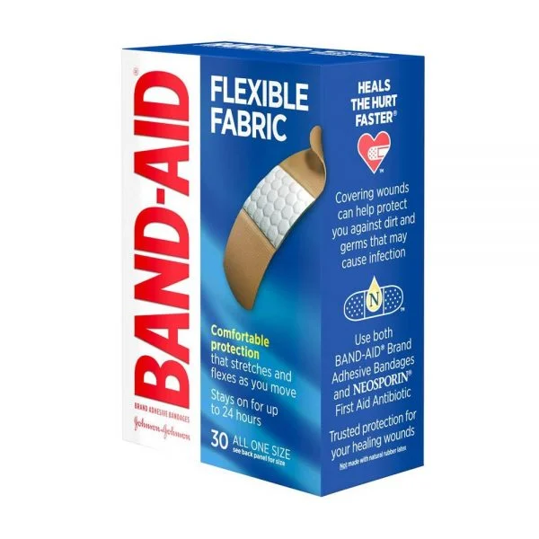 Band-Aid Flexible Fabric Comfortable protection All One Size 30 Count