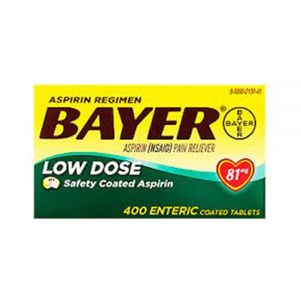 BAYER Aspirin Pain Reliever 81mg 400CT