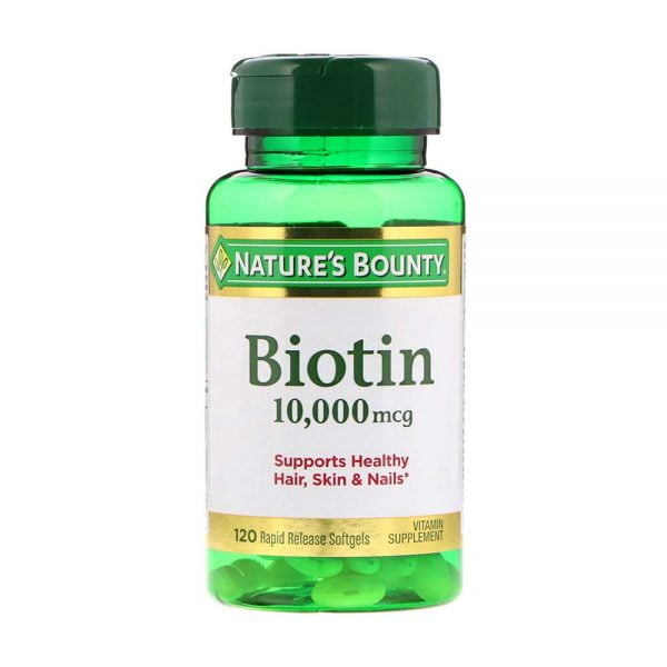 Biotin 10000 mcg 120 Softgels online in Pakistan - vitaminsmenu.com