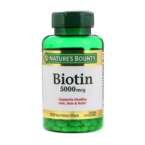 Biotin 5000 mcg 150 Softgels