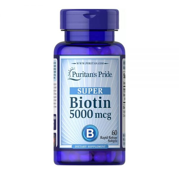 Biotin 5000mcg 60 softgels