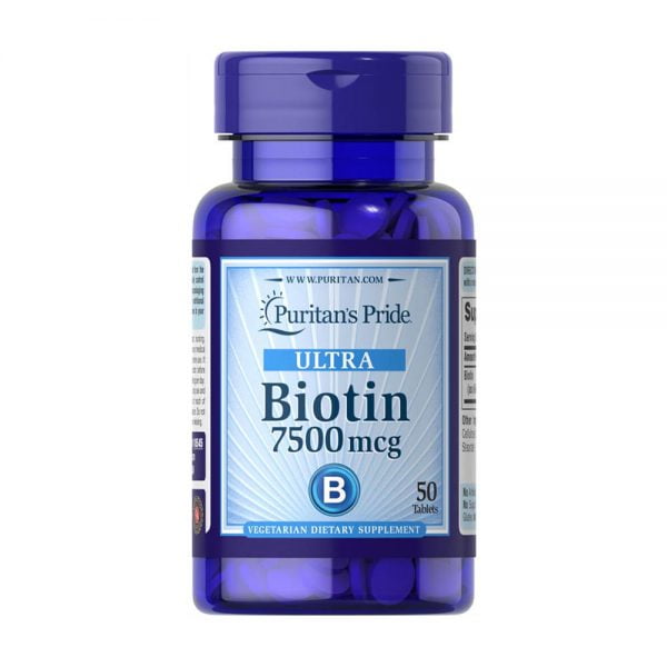 Biotin 7500mcg 50 tablets