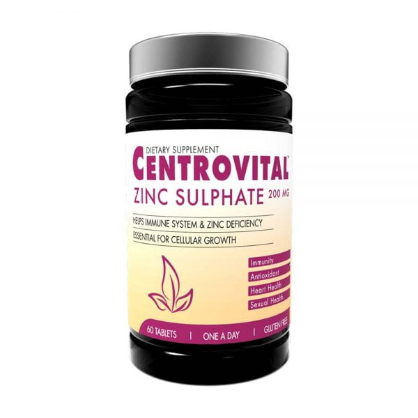 Centrovital Zinc Sulphate 200mg 60TC