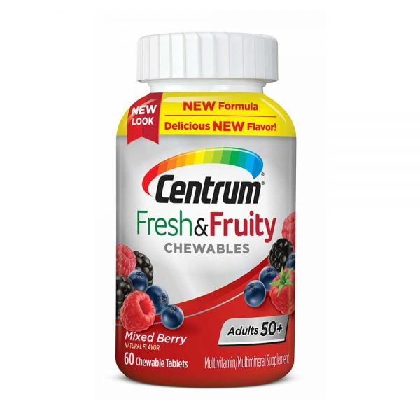 CENTRUM Fresh & Fruity Chewable 60 tablets