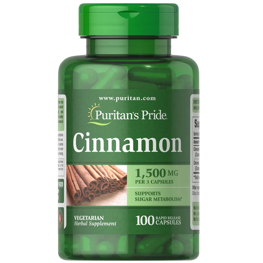 Cinnamon 500mg 100 Capsules