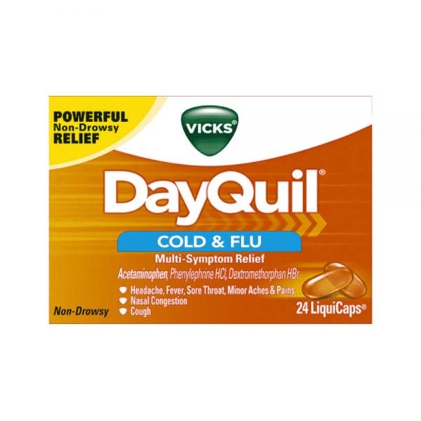 DayQuil Cold & Flu Multi-Symptom Relief 24ct