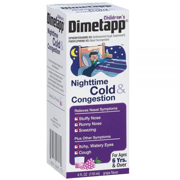 Dimetapp Children’s Nighttime Cough & Cold Relief 118 ML