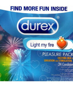 Durex Light Fire Pleasure Pack 24 Condoms