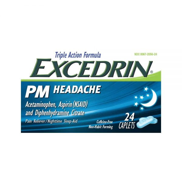 EXCEDRIN PM Headache 24 caplets