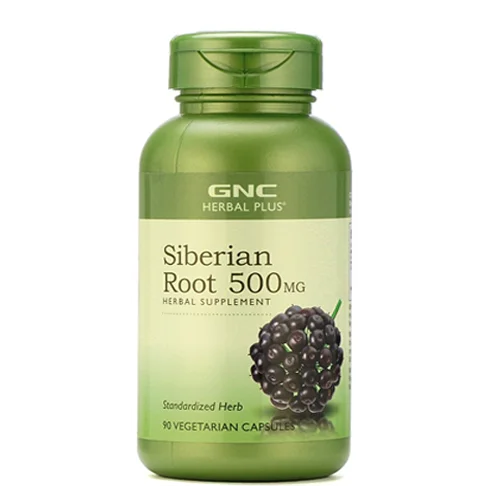 GNC Herbal Plus Siberian Root 500mg - 90 Capsules