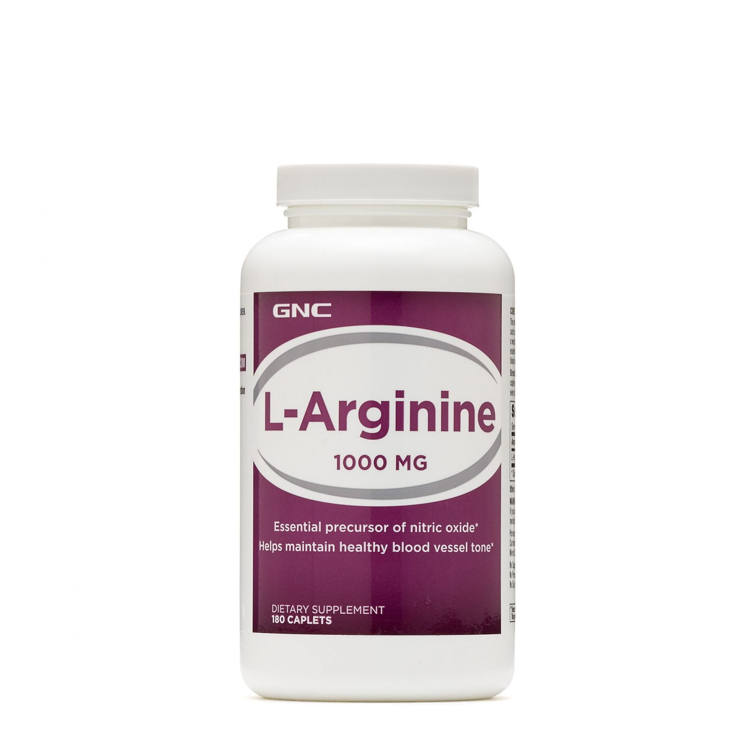 GNC L-Arginine 1000mg - 180 Caplets online in Pakistan - vitaminsmenu.com