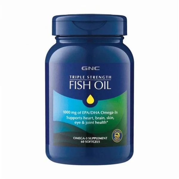 GNC Triple Strength Fish Oil 60 Softgels