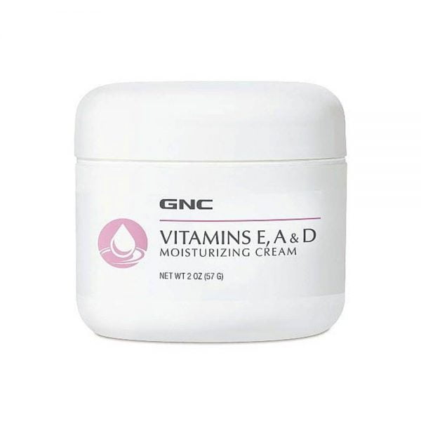 GNC Vitamins E, A & D Moisturizing Cream 2 oz 57gm