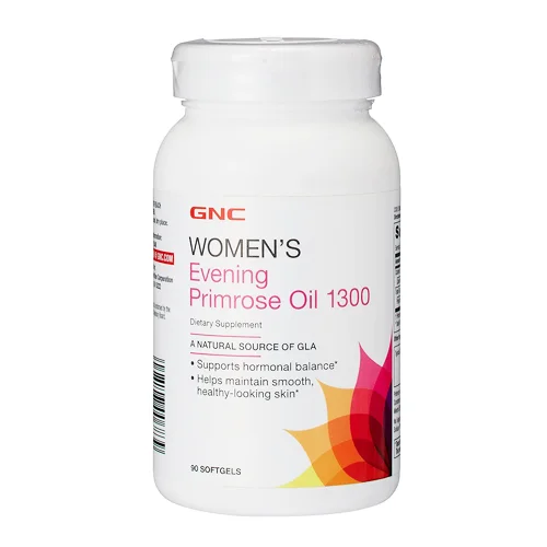 GNC Women's Evening Primrose Oil 1300mg, 90 Ct - 90 Softgels