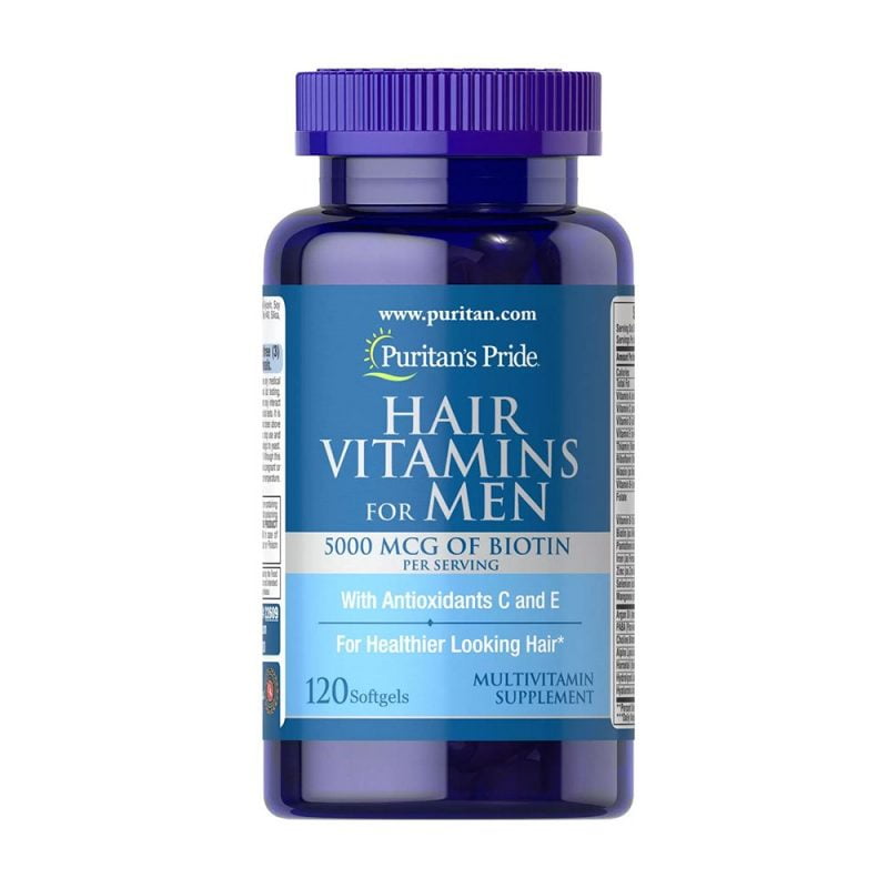 Hair Vitamins For Men 120 Softgels online in Pakistan - vitaminsmenu.com