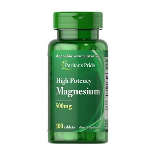 High Potency Magnesium 500mg 100 Tablets