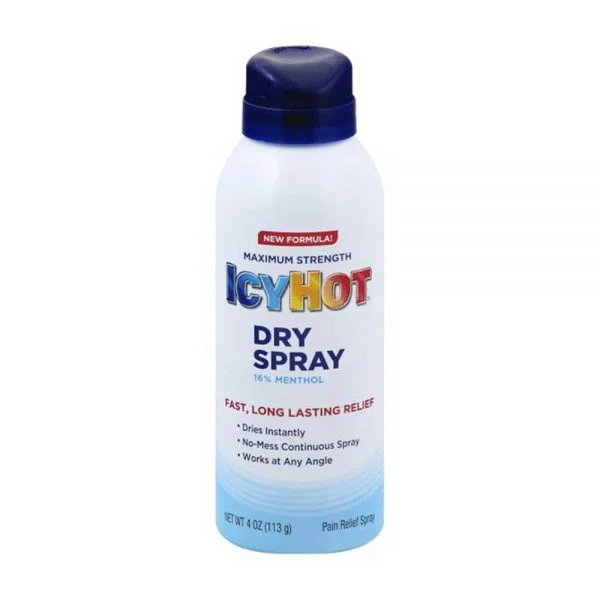 ICYHOT DRY SPRAY Pain Relief 4 oz 113g