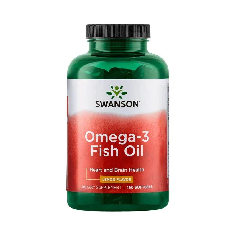 Swanson Omega-3 Fish Oil 1000Mg 150 Softgels