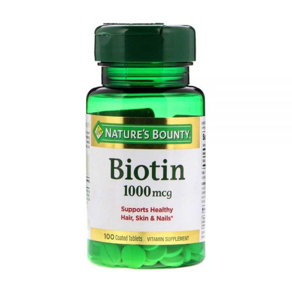 NATURE’S BOUNTY Biotin 1000mg 100CT