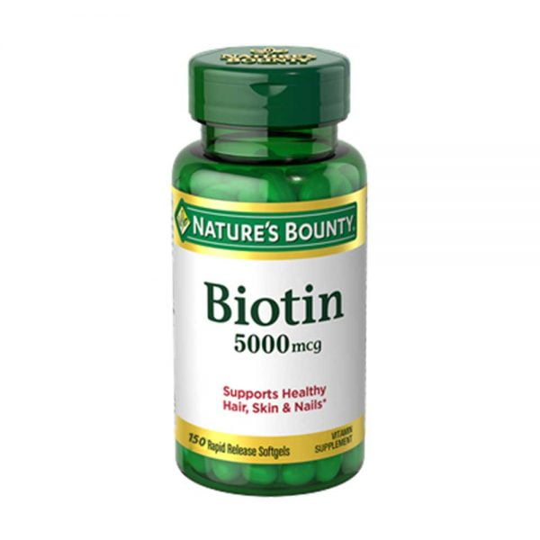 NATURE’S BOUNTY Biotin 5000mcg 150 softgels