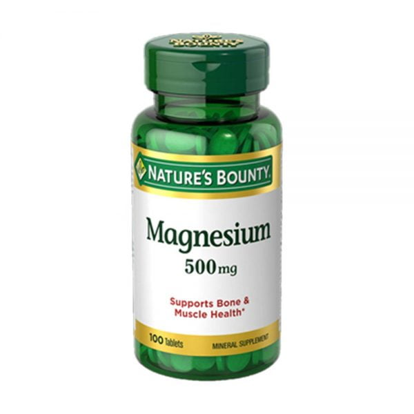 NATURE’S BOUNTY Magnesium 500mg 100 tablets