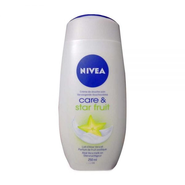 NIVEA CARE & STAR FRUIT SHOWER GEL 250ML