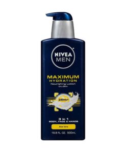 NIVEA Men Maximum Hydration 3 in 1 Nourishing Lotion 16.9 floz (500ml)