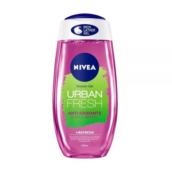 Nivea Urban Fresh Anti-Oxidants & Goji Berry Shower Gel, 250ml