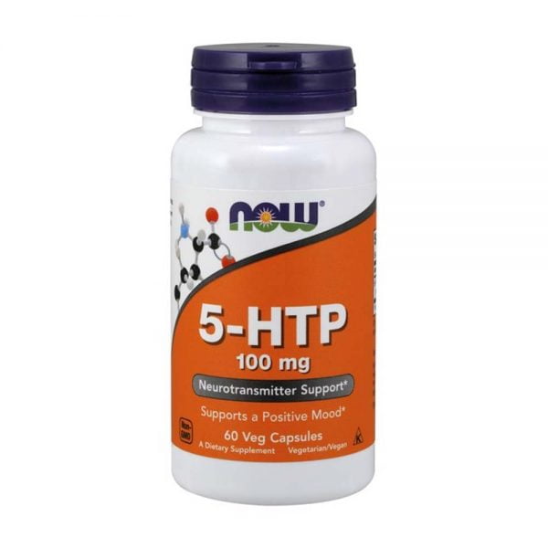 NOW 5-HTP 100 mg 60 Veg Capsules