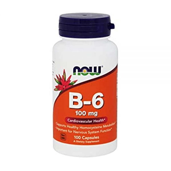 NOW B-6 Cardiovasculer Health 100 mg 100 Capsules