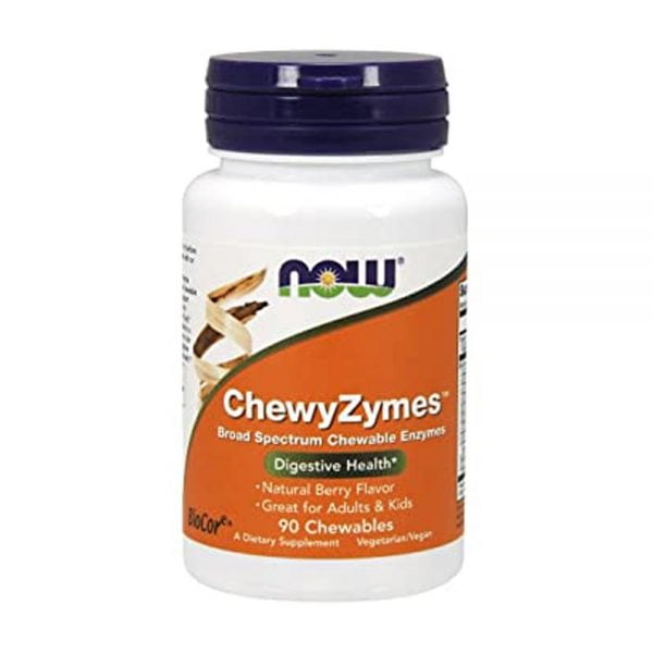 NOW ChewyZymes 90 Chewables