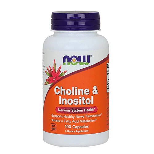 NOW Choline & Inositol 100 Capsules