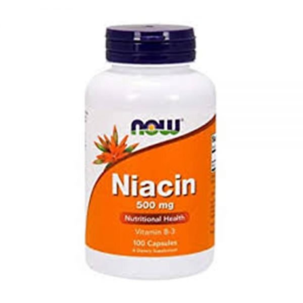 NOW Niacin 500mg 100 Tablets