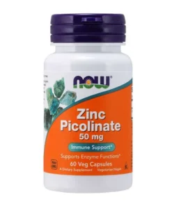 NOW Zinc Picolinate 50mg 60 Capsules