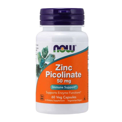 NOW Zinc Picolinate 50mg 60 Capsules