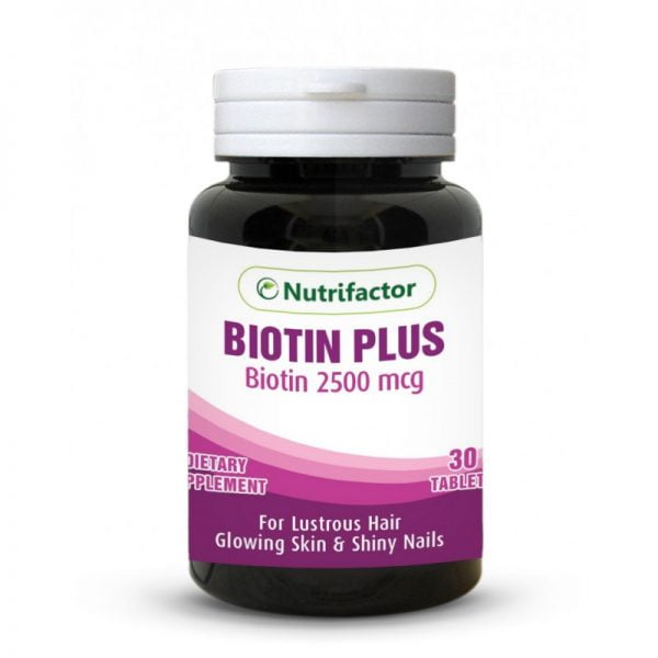 Nutrifactor Biotin Plus 2500 mcg - 30 Tablets