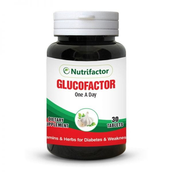 Nutrifactor Glucofactor - 30 Tablets